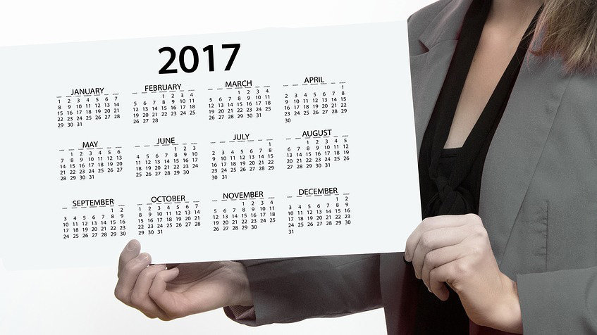Calendario de 2017.