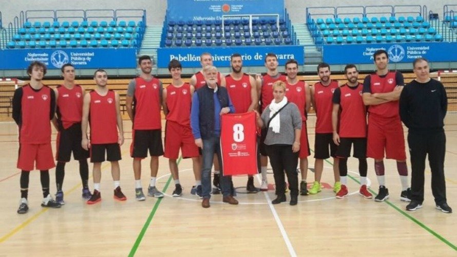 Presentación del nuevo patrocinio solidario de Basket Navarra, la asociación ATIX.