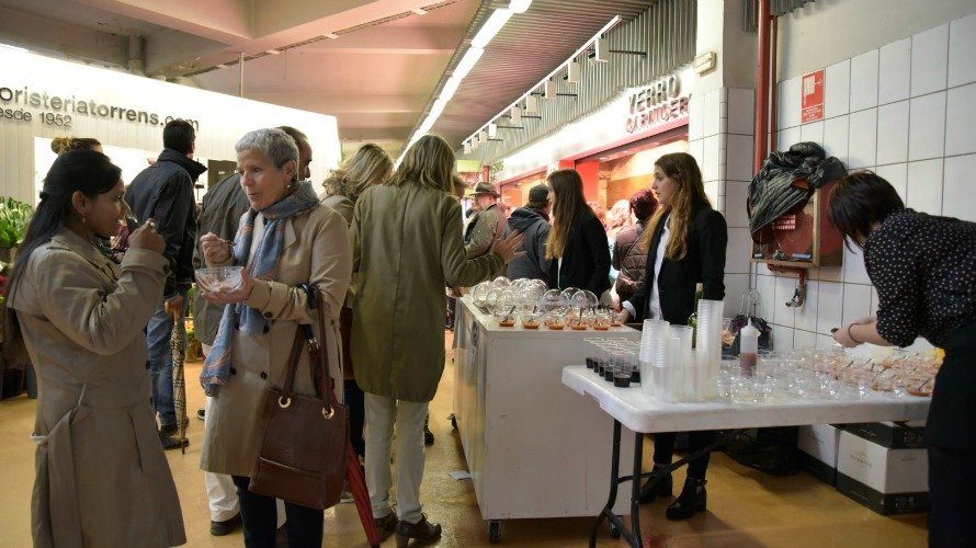 Degustaciones en la nueva edición de Saborea Otoño, en Pamplona.