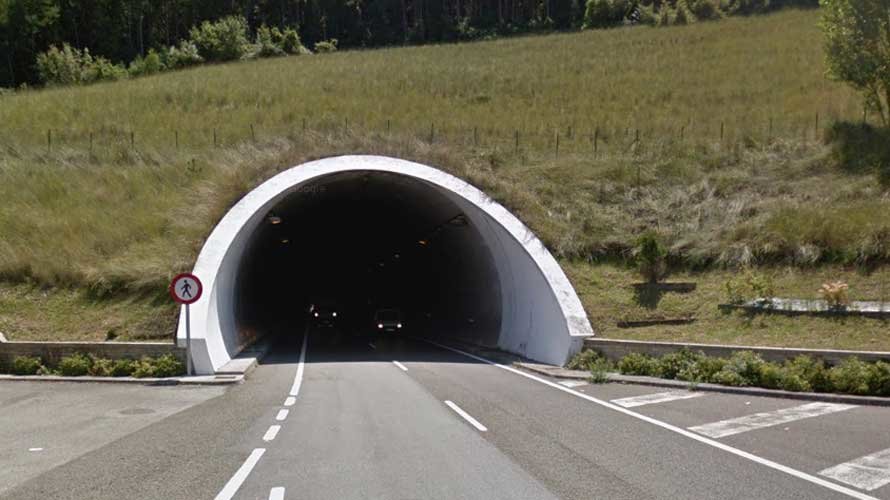 Túnel de Ezcaba donde tuvo lugar el accidente.