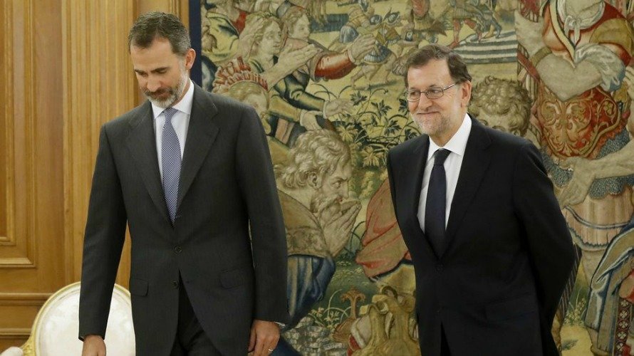 El Rey Felipe VI y el presidente del Gobierno en funciones, Mariano Rajoy. EFE. CHEMA MOYA