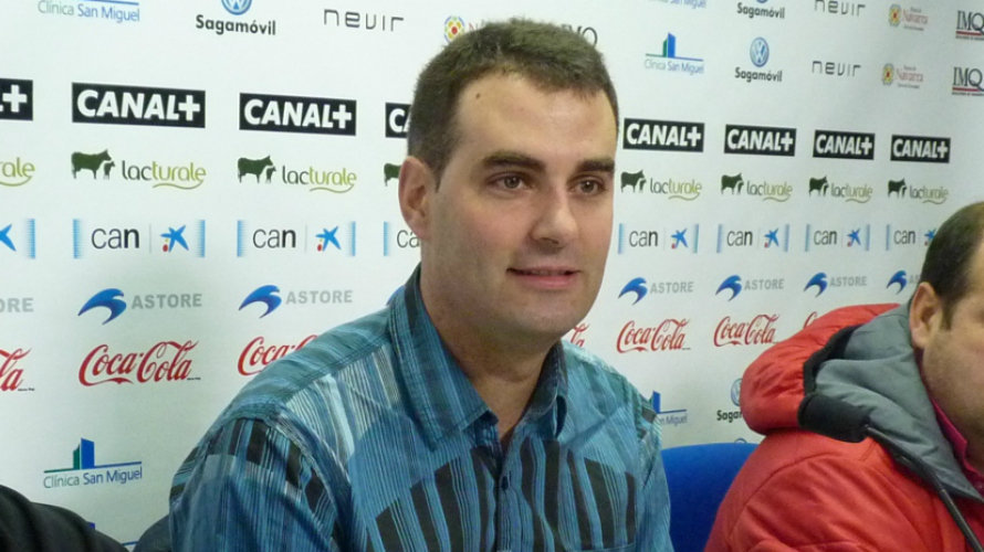 Germán Urabayen en una rueda de prensa.
