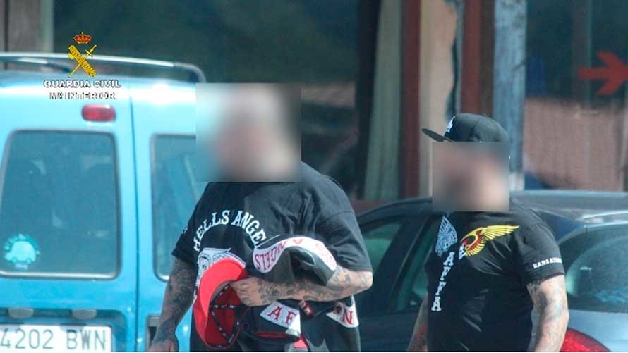 Dos de los detenidos por pertenencia a un grupo criminal vinculado a los Ángeles del Infierrno, GC