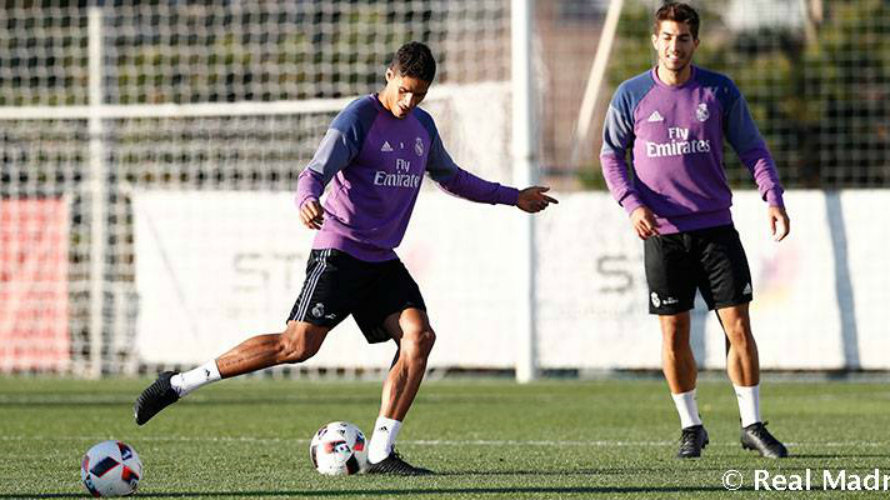 Varane en Valdedebas. Foto web Real Madrid.