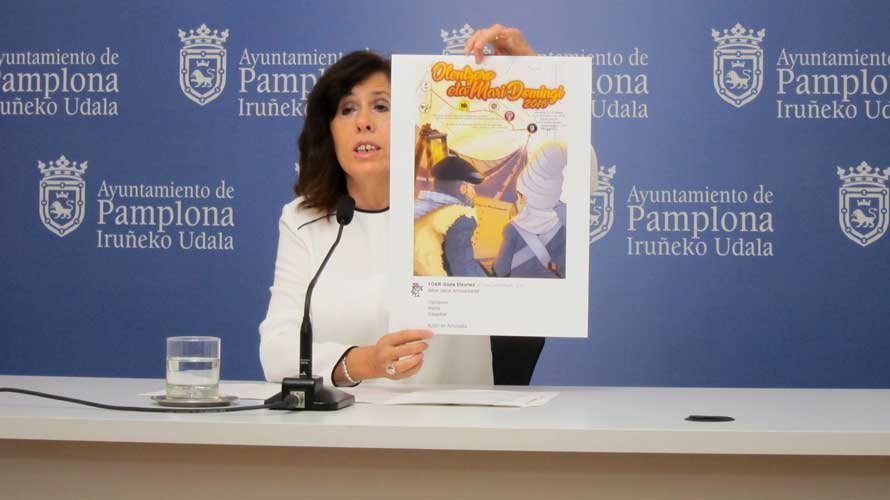 Maite Esporrín denuncia el uso político del Olentzero de la Milagrosa