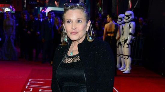 Carrie Fisher, la actriz que encarna a la princesa Leia, en un acto de promoción de Star Wars EFE