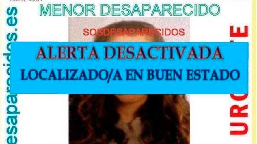 Desactivan la búsqueda de la menor, de 13 años, desaparecida en Bilbao al regresar ésta a su domicilio.