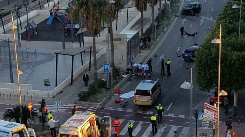 Accidente de tráfico en Almería en el que ha fallecido una mujer y el conductor se ha dado a la fuga TWITTER