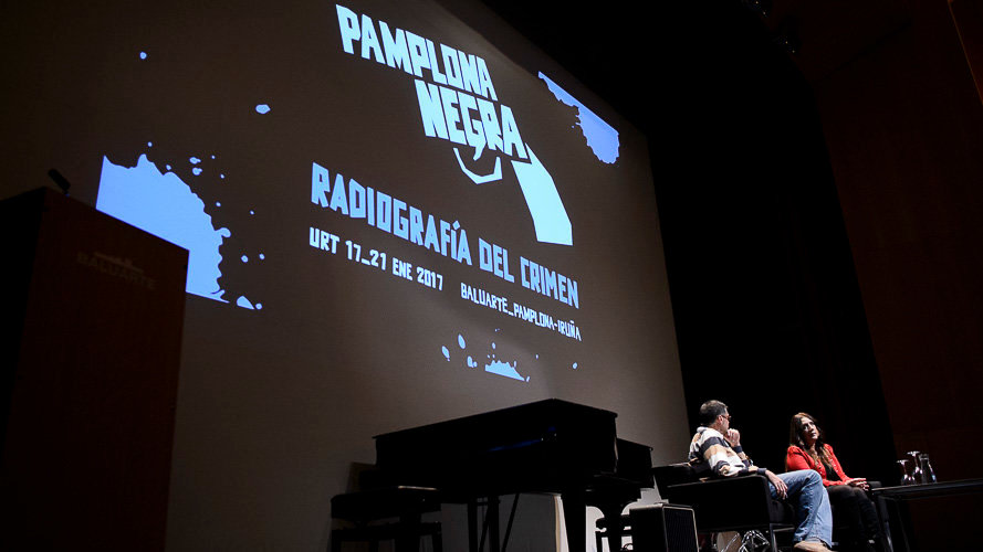 Dolores Redondo, es la protagonista de la última sesión de Pamplona Negra 2017. PABLO LASAOSA (3)