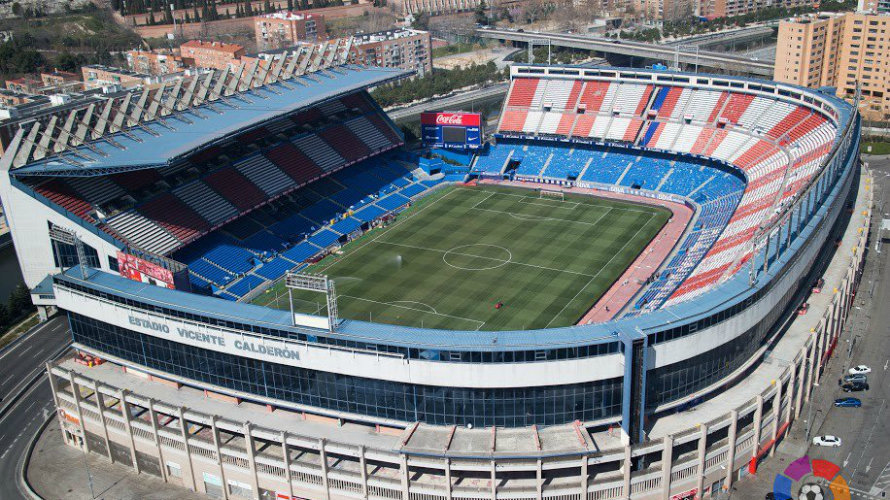 Estadio Vicente Calderón de Madrid. Lfp.