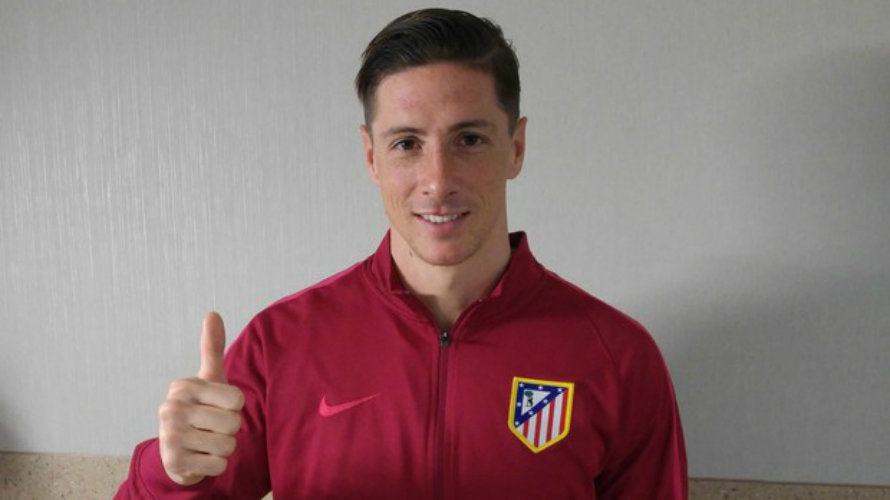 Fernando Torres se ha recuperado satisfactoriamente. Foto web Atlético Madrid.