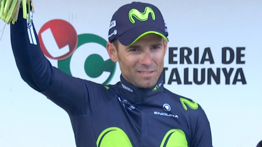 Valverde gana la tercera etapa de la Volta. Twitter.