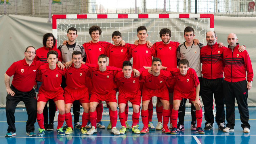 Selección navarra sub-19 de fútbol sala.