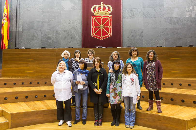 Jornada 'Mujeres navarras torturadas- justicia, reconocimiento y reparación' celebrada en el Parlamento de Navarra (02). IÑIGO ALZUGARAY