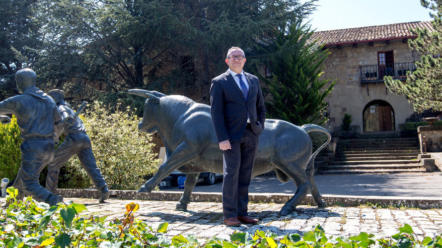 Jesús Berisa, nuevo propietario del hotel El Toro en la Comarca de Pamplona. CEDIDA.