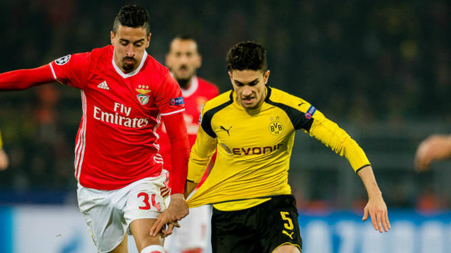 Marc Bartra en acción. Foto web Borussia Dortmund