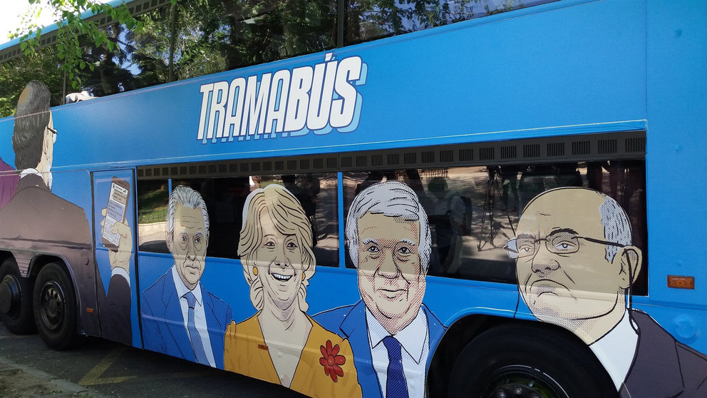 Tramabus, vehículo que recorrerá este lunes las calles de Madrid