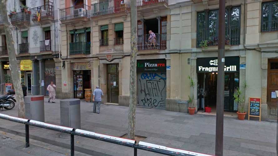 Rambla de El Raval, barrio barcelonés donde tuvo lugar el homicidio. ARCHIVO
