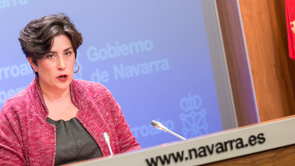 María Solana informa de los asuntos tratados en la reunión semanal del Gobierno de Navarra (10). IÑIGO ALZUGARAY