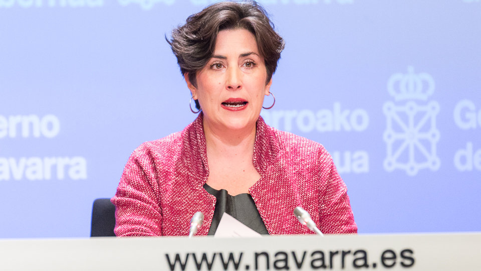 María Solana informa de los asuntos tratados en la reunión semanal del Gobierno de Navarra (12). IÑIGO ALZUGARAY