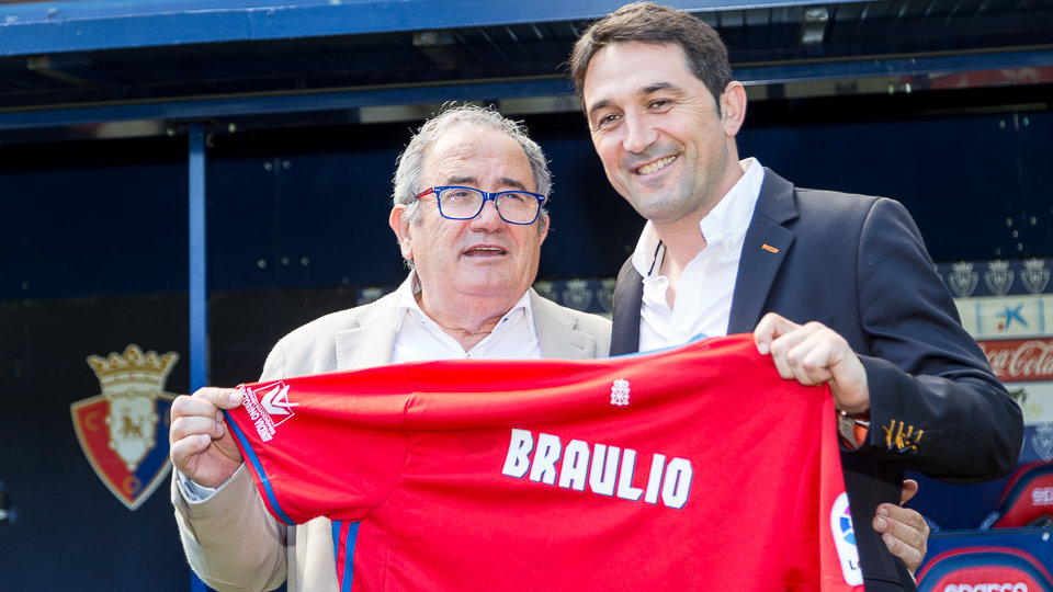 Presentación de Braulio Vázquez como nuevo director deportivo del Club Atlético Osasuna para las dos próximas temporadas (69). IÑIGO ALZUGARAY