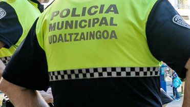 Detalle de un policía municipal