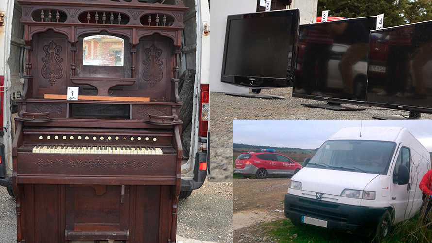 El órgano y las televisiones robadas en Baztán