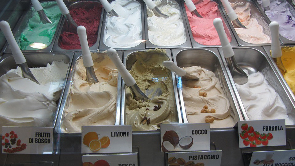 Una heladería en una imagen de archivo