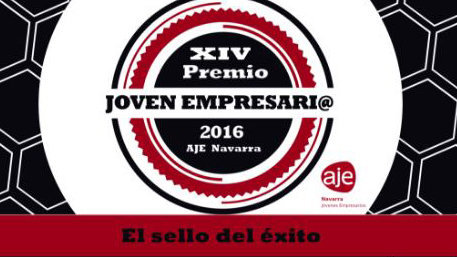 Cartel del Premio al Joven Empresario 2016