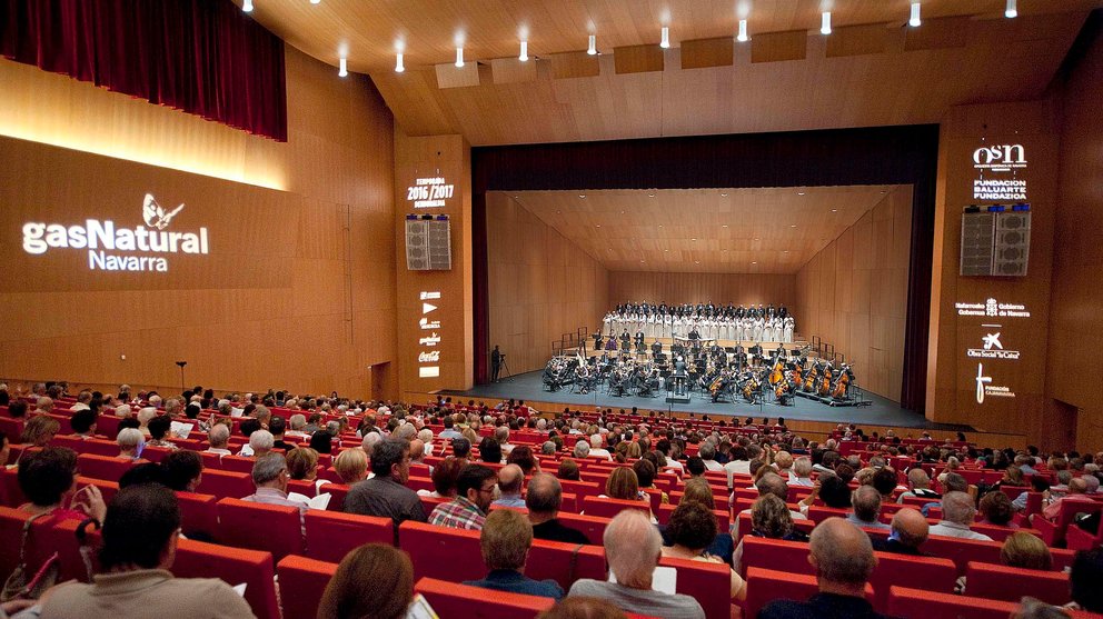 Concierto de la Orquesta Sinfónica de Navarra en Baluarte patrocinado por Gas Navarra. CEDIDA