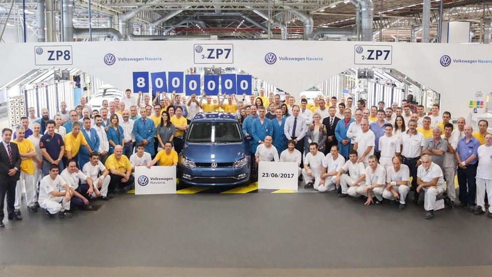 Volkswagen Navarra fabrica su coche 8 millones