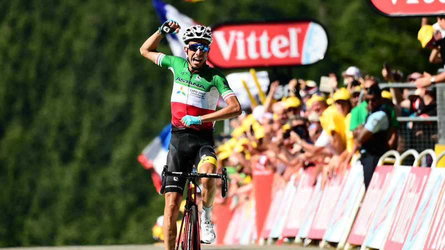 Faboi Aru gana la quinta etapa de la prueba francesa. Facebook Tour Francia.