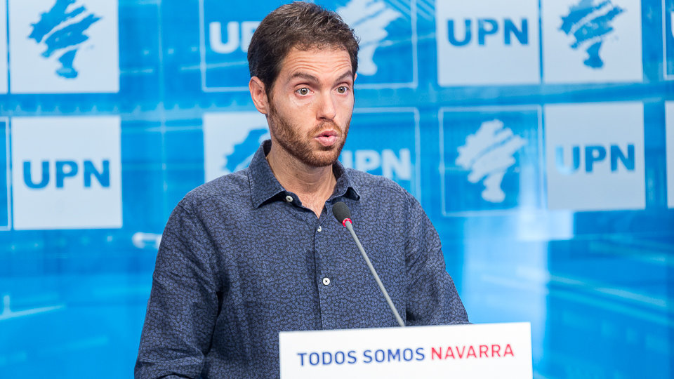 Sergio Sayas valora el desarrollo de la comisión parlamentaria de investigación sobre la planta de biometanización de la Ultzama (06). IÑIGO ALZUGARAY