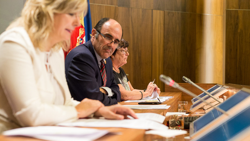 El Gobierno de Navarra informa en rueda de prensa de los asuntos tratados en su reunión semanal (11). IÑIGO ALZUGARAY