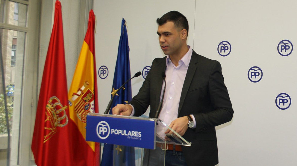 El portavoz de Salud del Partido Popular en Navarra, Javier García.