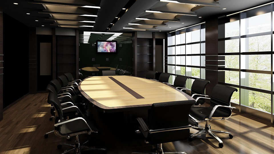 La sala de reuniones de una empresa en una imagen de archivo