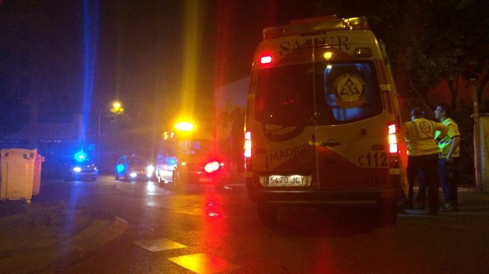 Imagen de una ambulancia de Madrid EUROPA PRESS
