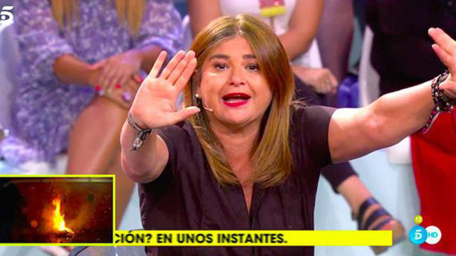 Lucía Etxebarría confiesa que le robaron en San Fermín en un programa de Telecino
