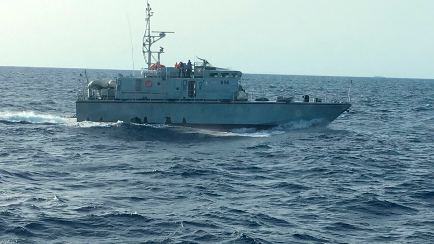 El buque de la ONG española Proactiva Open Arms que había sido secuestrado. TWITTER