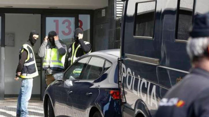Imagen de una operación antiyihadista anterior desarrollada en España. EFE