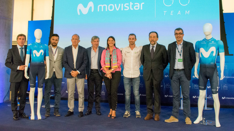 Foto Movistar team.