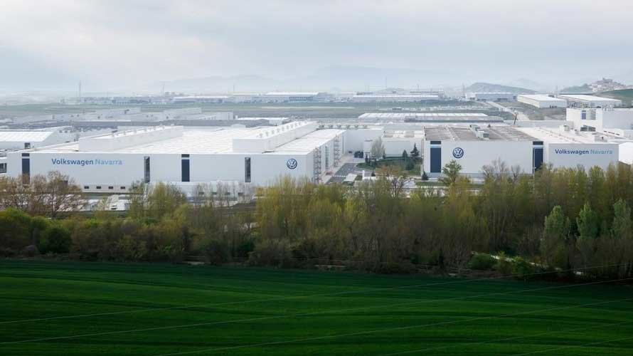 Vista panorámica dela planta de Volkswagen en Navarra. EP