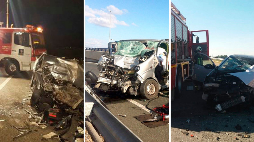 Varios accidentes que han tenido lugar en la peligrosa carretera N-232 en los tramos que conectan Navarra con La Rioja y Aragón