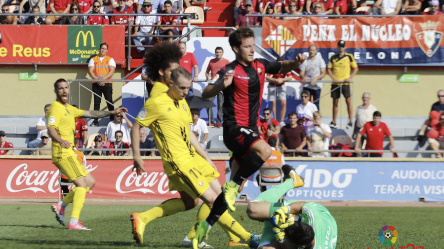 Partido entre Reus y Osasuna disputado en el Estadio Municipal. FOTO LFP (11)
