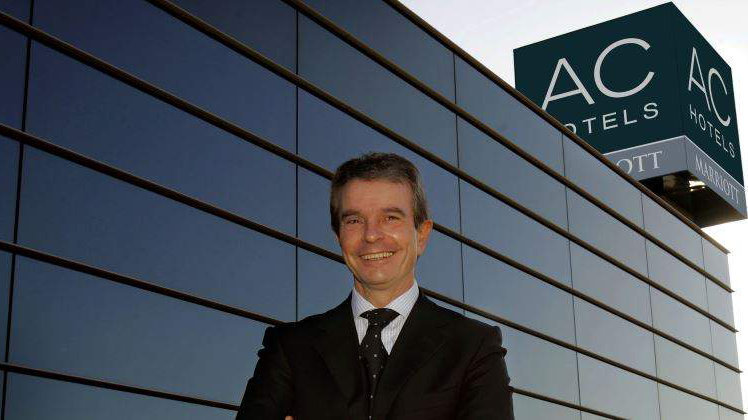 El empresario navarro Antonio Catalán, presidente del grupo hotelero AC Hoteles By Marriott. EFE