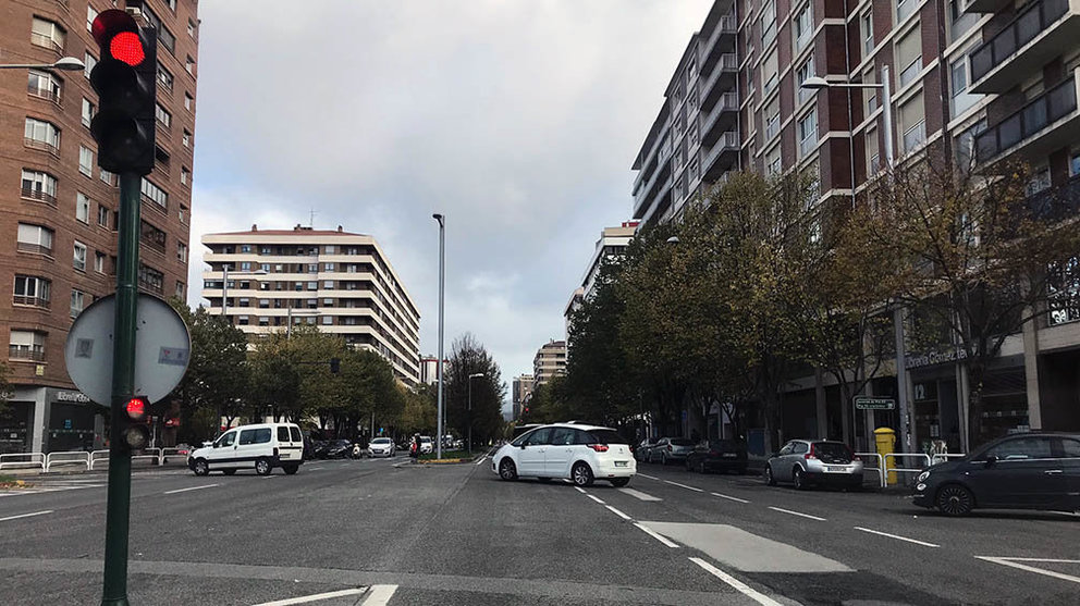 Avenida de Pío XII de Pamplona desde su tramo más próximo a la calle Iturrama. ARCHIVO. (1)