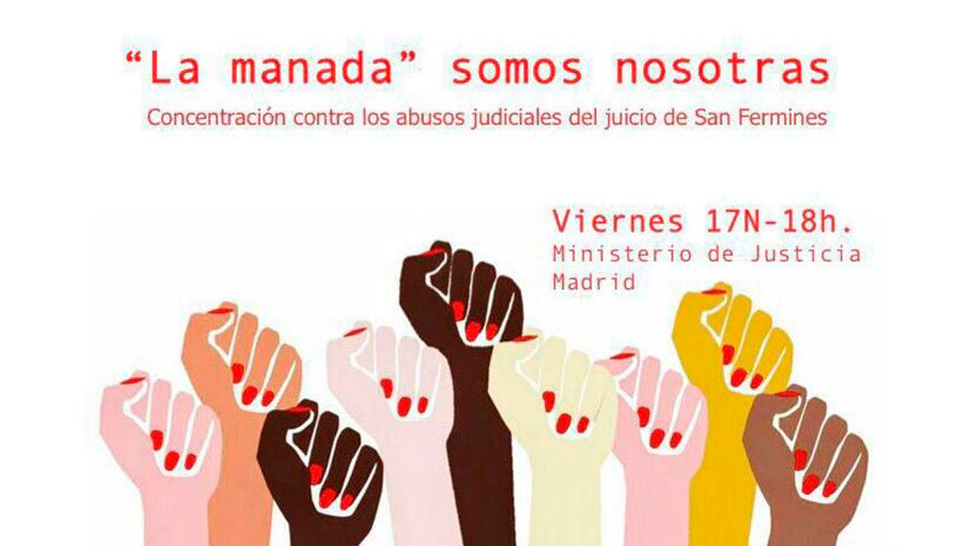 Cartel de la concentración convocada en Madrid por un colectivo feminista. TWITTER