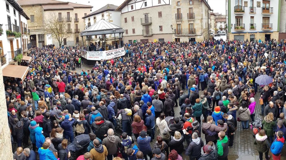 Manifestación en Alsasua EUROPA PRESS