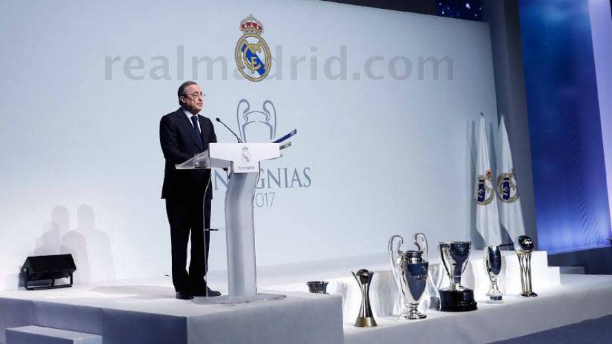 Discurso de Florentino Pérez. Real Madrid.