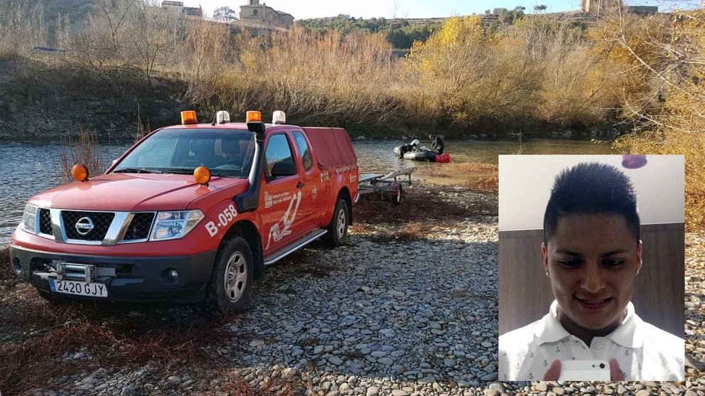 Los bomberos encontraron en el río el cuerpo de Paúl Cabrera en Caparroso